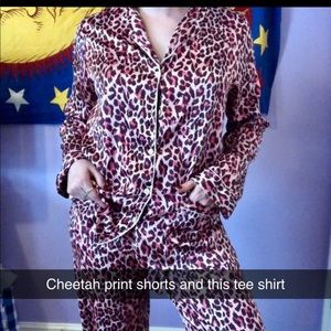 Victoria’s Secret cheetah print sleepwear